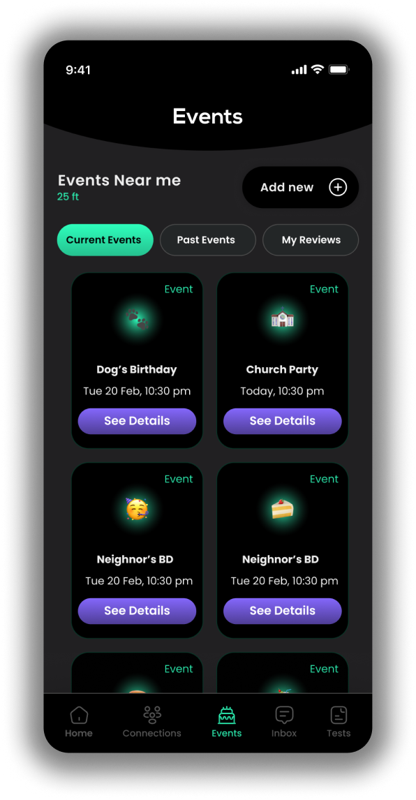 DigiElo Profile Screen